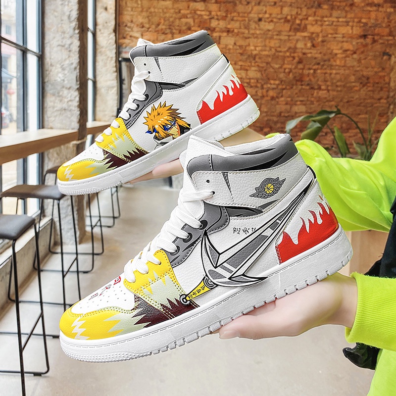 Anime Naruto Casual Namikaze Minato Sepatu Import Pria Running Sneaker Kets Yondaime Hokage Nyaman Cowok Dewasa Lentur 213