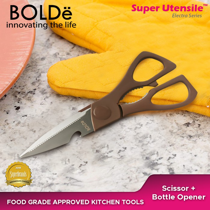 Gunting Dapur / Super Utensil Electra Series Scissor 3 in 1 BOLDe