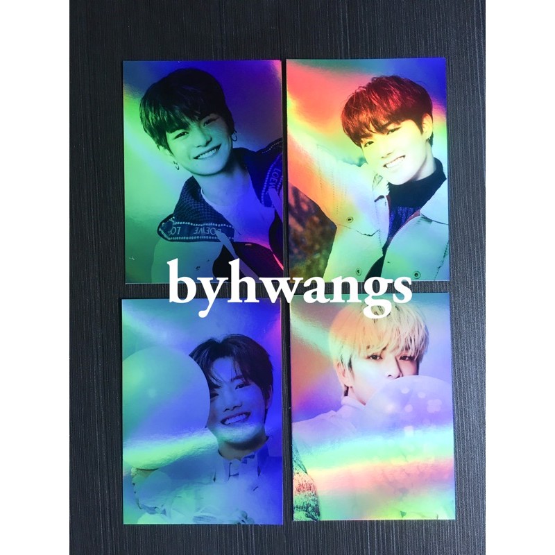 POSTCARD HOLOGRAM TREASURE EFFECT ALBUM PHOTOCARD PC JUNKYU YOSHI DOYOUNG