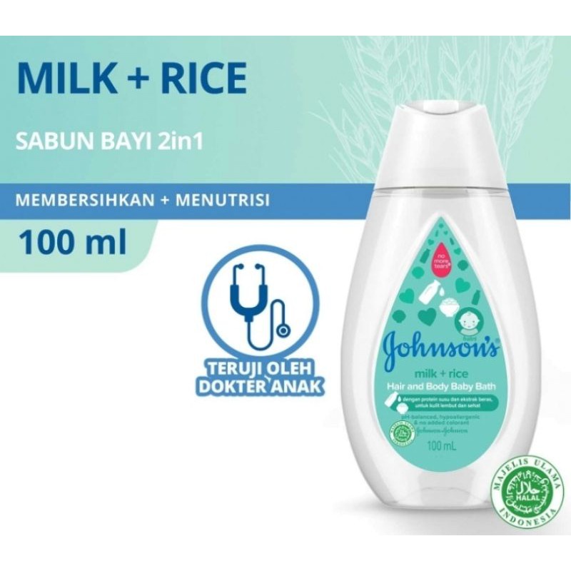 Johnson Baby Milk + Rice Hair&amp;Body Baby Bath