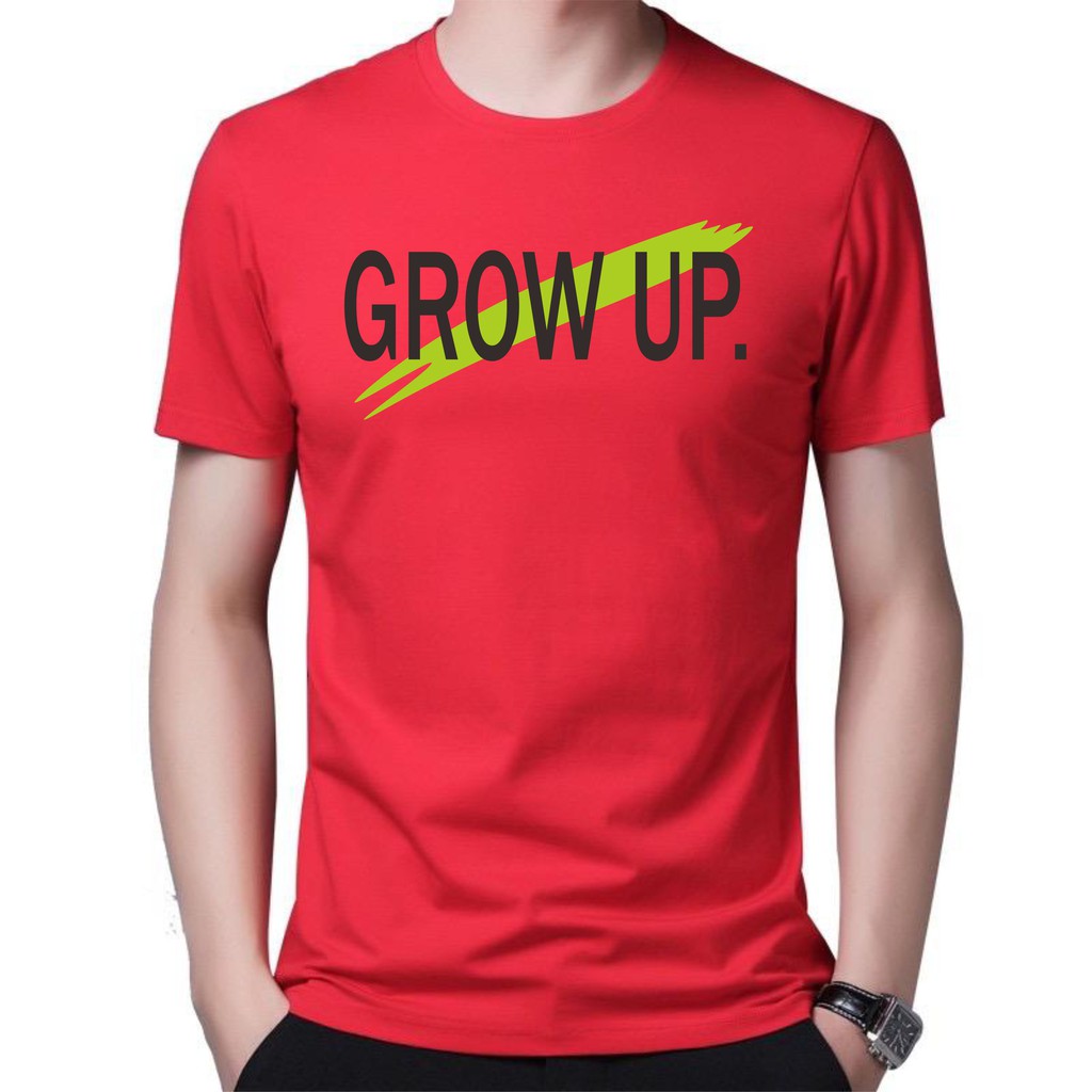 BS//TERLARIS//BAJU KAOS GLOW UP TANGAN PENDEK PRIA DAN WANITA//GOOD QUALITY