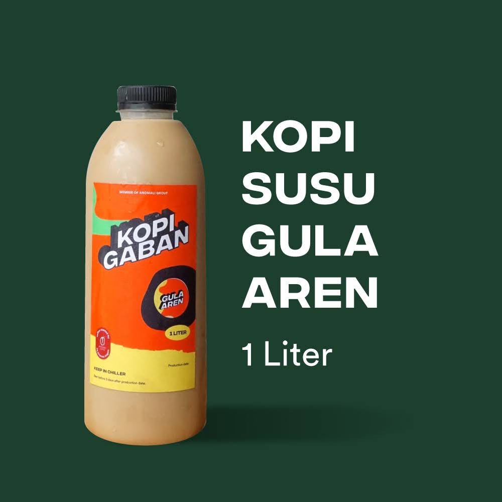 

KOPI GABAN - Kopi Susu Gula Aren 1 Liter/ Seliter