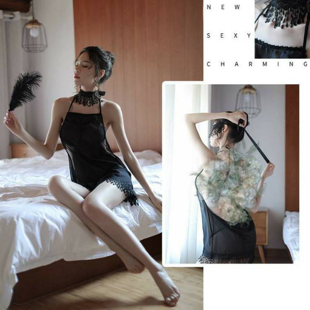 Lingerie Sexy Short All Size Black / Lingery Sexy 8321-1