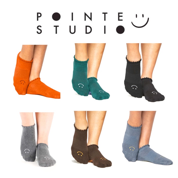 Pointe Studio Grip Socks - Original Kaos Kaki Pilates Yoga Barre Finger Lima Jari Kaki