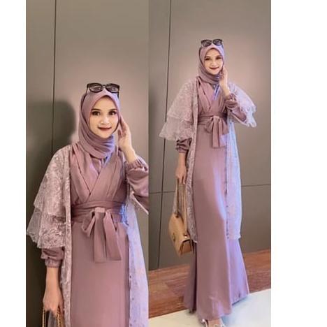 Menarik ✾ Gamis Remaja Ter Baju Lebaran 2022 Kekinian Gamis Wanita Model Terbaru Dress Muslim Gamis 