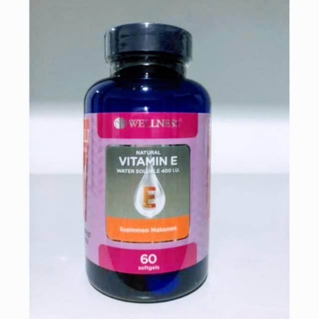 Vitamin E 400iu Wellness 60 Softgels Vitamin E 400 suplemen kulit