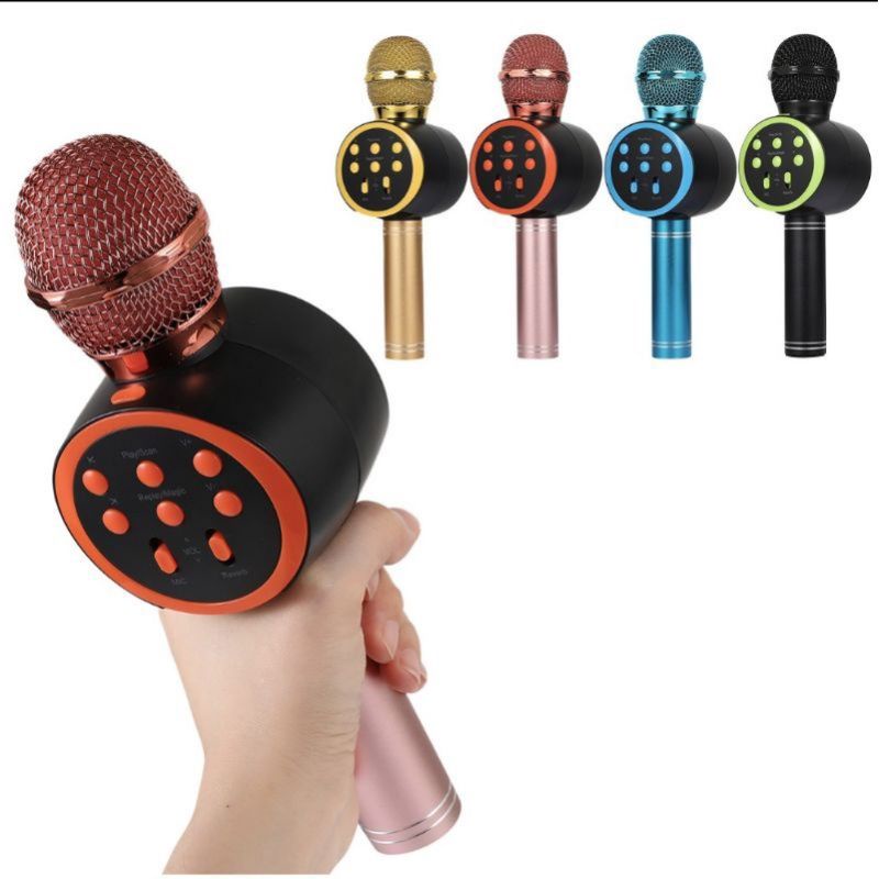 MIC KARAOKE Microphone LED RGB WSTER BLUETOOTH WIRELESS HIFI SPEAKER Karaoke