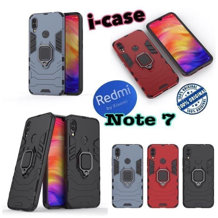 REDMI NOTE 6 PRO/REDMI NOTE 7/REDMI NOTE 8/REDMI NOTE 8 PRO CASE HARDCASE ARMOR PHANTER + RING 360