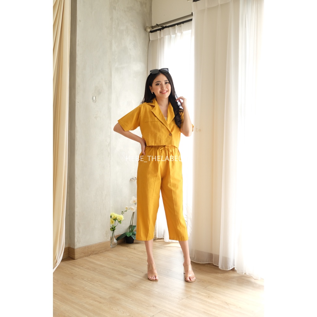 Soren Set - Setelan Wanita Crop Top