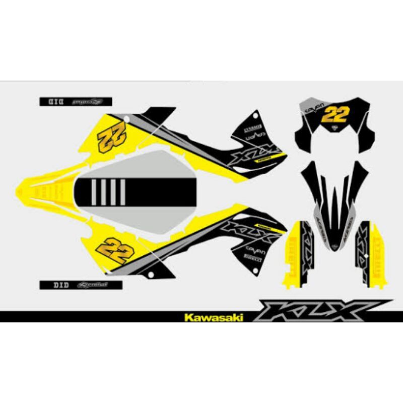 decal klx bf/d tracker