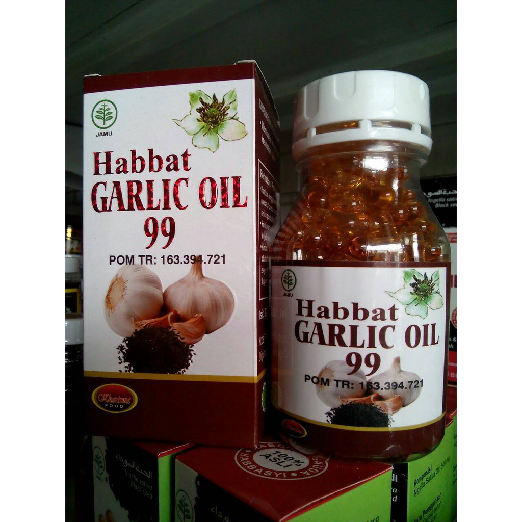 Habbat Garlic 200 Kapsul Habbatussauda Dan Bawang Putih Indonesia