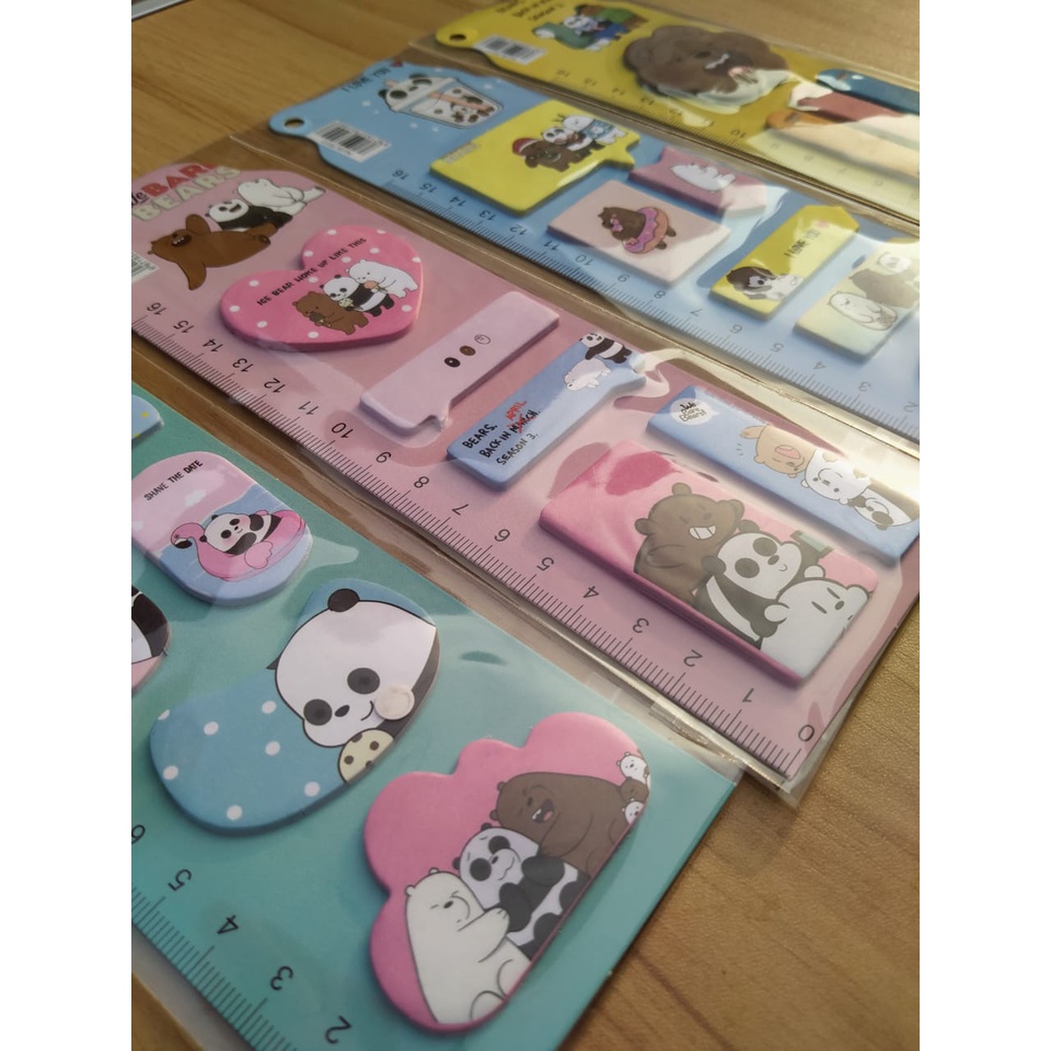 

STICKY NOTES PENGGARISG AMBAR WE BEAR BARES LUCU MURAH
