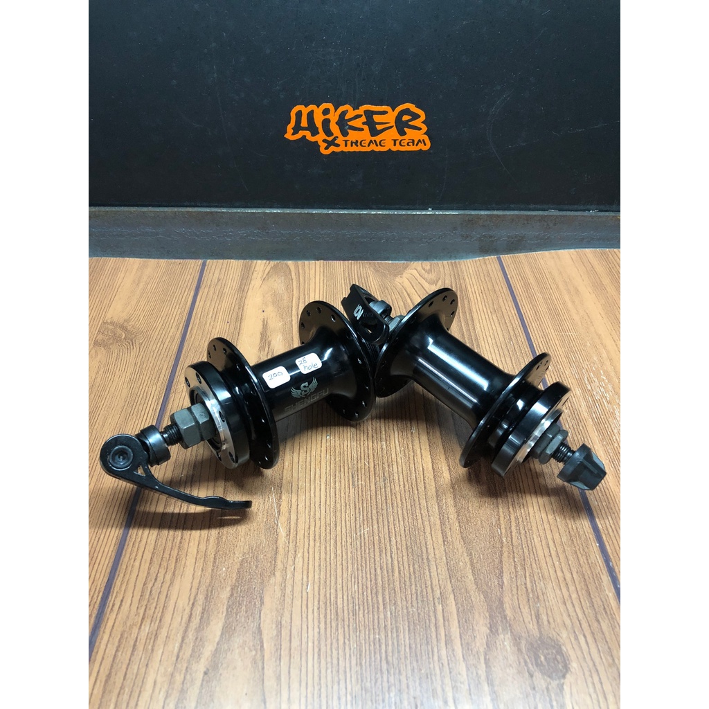 hub freehub QR mtb seli sepeda lipat merk Sengfu drat copotan sepeda 28hole sixbolt bekas