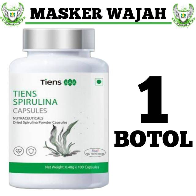Best Seller Masker Wajah Terbaik Didunia Masker Spirulina Tiens Original Isi 100 Kapsul Shopee Indonesia