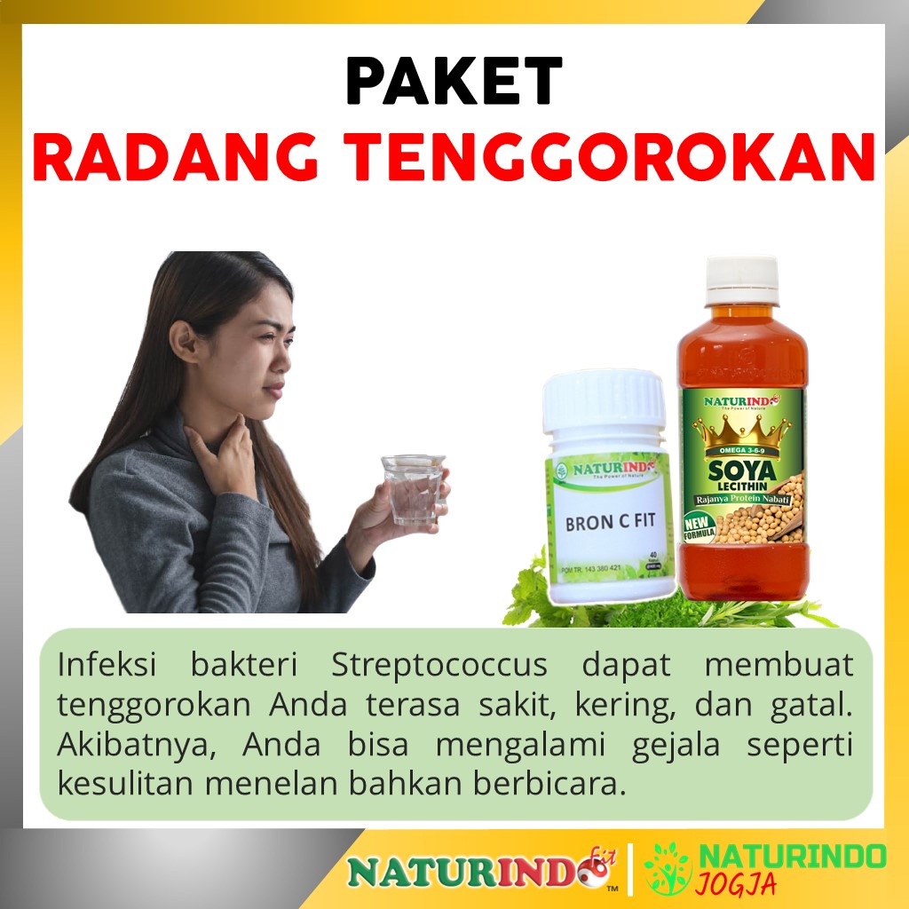 Obat Sesak Nafas Batuk Kering Berdahak Batuk Berlendir Alergi Dingin Debu Sinusitis Rhinitis Amandel Menaun Obat Asma Obat TBC Bronkitis Obat Jamu Herbal Sesak Nafas Obat Gangguan Pernafasan Alergi Debu Obat Gurah Paru Paru Bron C Fit Naturindo Yogyakarta-RADANG TENGGOROKAN