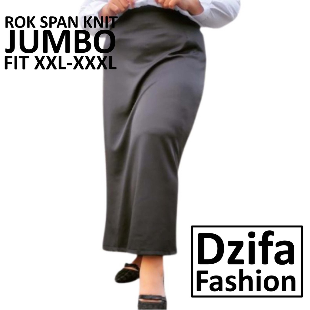 Dzifa Rok Span Panjang / Rok Span Plisket Lidi JUMBO BB 60 - 100 KG