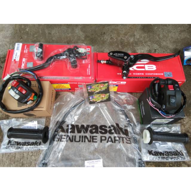 PAKET SET MASTER REM RCB OVAL 14MM SET HANDLE  KOPLING RCB E2 ORIGINAL HOLDER KIRI HONEYWELL GAS SPO