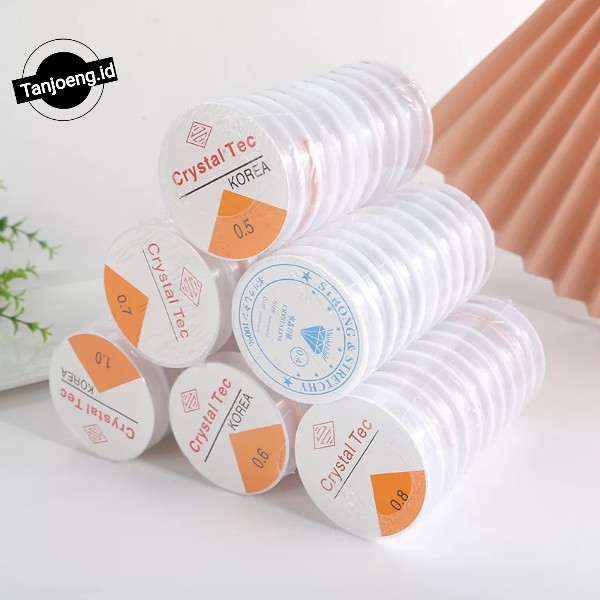 Tali Korea Senar Elastis Bahan Craft Membuat Gelang Atau Kalung Kerajinan DIY