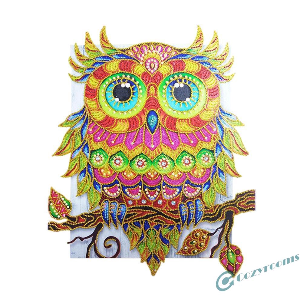 Diy Lukisan Diamond 5d Dengan Gambar Burung Dan Hiasan Berlian