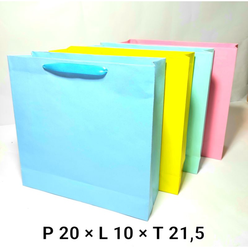 

PAPERBAG WARNA / TAS KERTAS WARNA TALI PITA