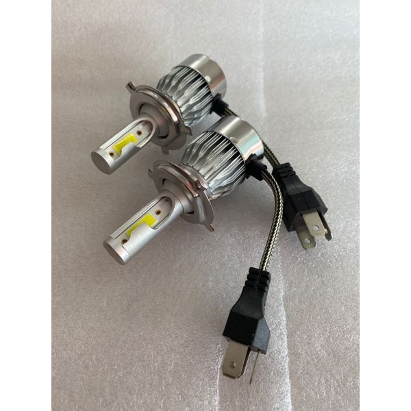 lampu utama mobil H4 C6 nyala putih