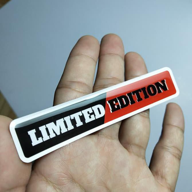 

stiker limited edition merah