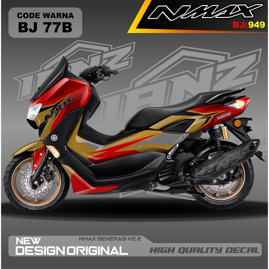 STICKER VARIASI ALL NEW NMAX FULL BLOK BODY MOTOR / DECAL FULL BODY NMAX / DECAL STIKER FULL BODY NMAX / STIKER DECAL NMAX TERBARU