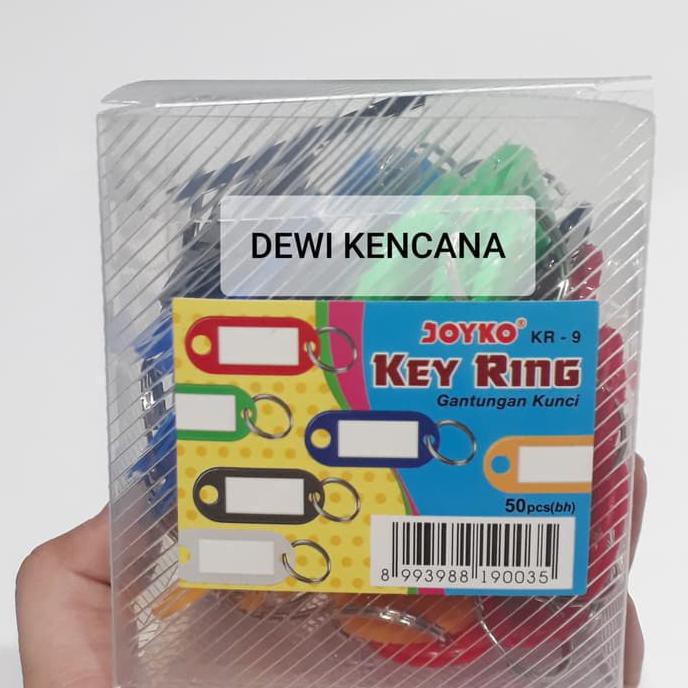 

Gantungan Kunci Plastik Bisa Di Tulis Kr-9 Joyko 1 Pak Isi 50 Pcs Kg446
