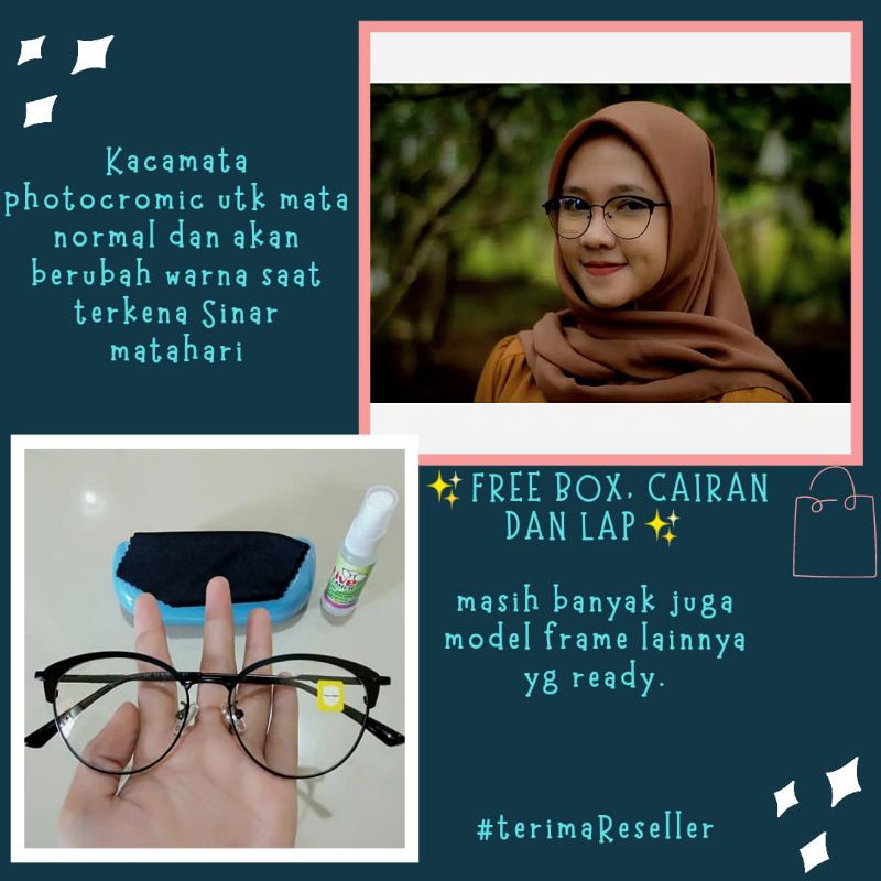 Kacamata photocromic 1307