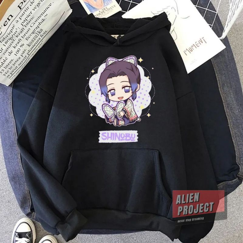 Alien project Hoodie shinobu Hoodie cewek Hoodie wanita Hoodie cewe