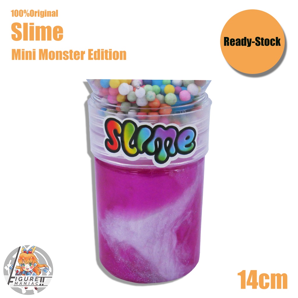 Mainan Anak - Slime Mini Monster Edition 14 cm Import Premium