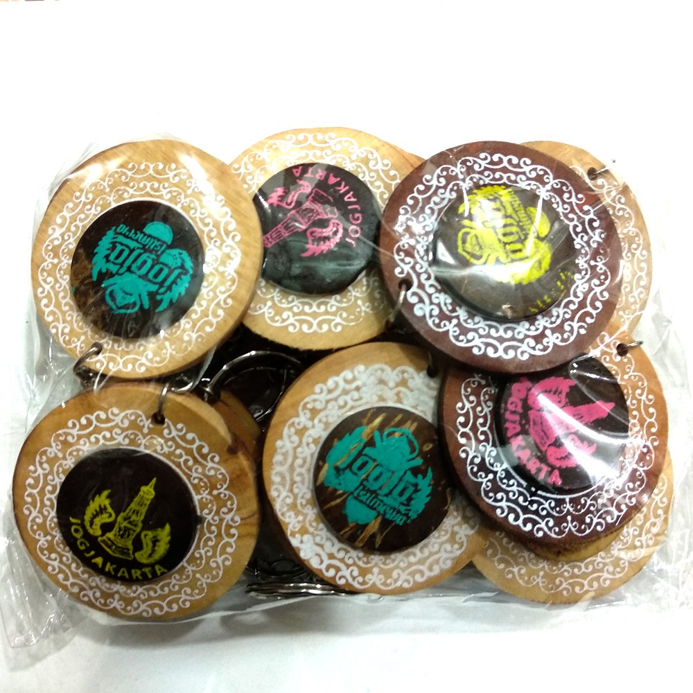 Souvenir Gantungan Kunci Jogja GTK06 - Oleh Oleh Khas Jogja - 20pcs