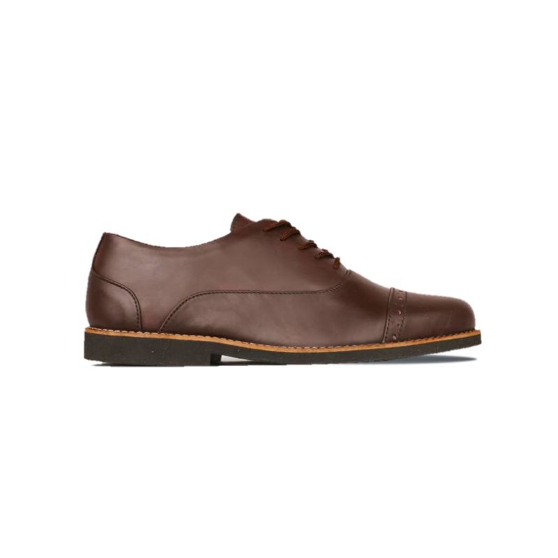 Sepatu Formal Pantofel Kulit sapi  DMT Gregory Choco Oxford