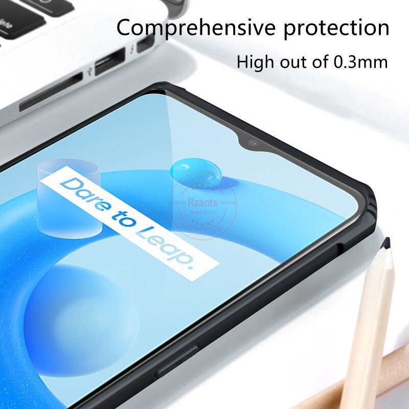 Case Realme C25 Armor Fusion Shockproof Transparent Premium Casing