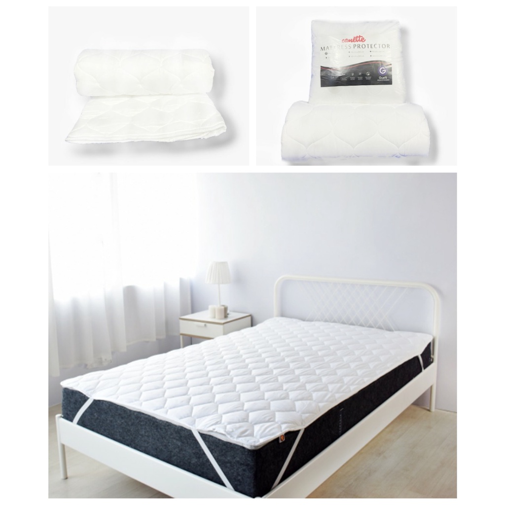 Mattress Protector Canette - Matras Alas Kasur - Pelindung Kasur Polos - Matras Protector