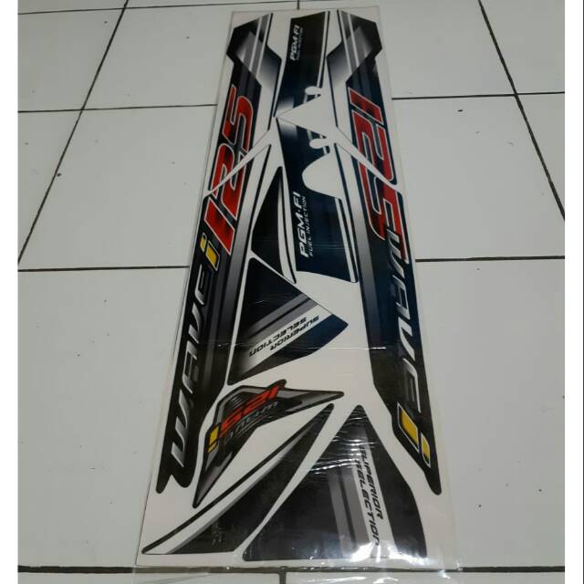REWDY STOK BISA COD Striping variasi stiker lis bodi Supra x 125 lama supra x 125 2007-2012 supra 12