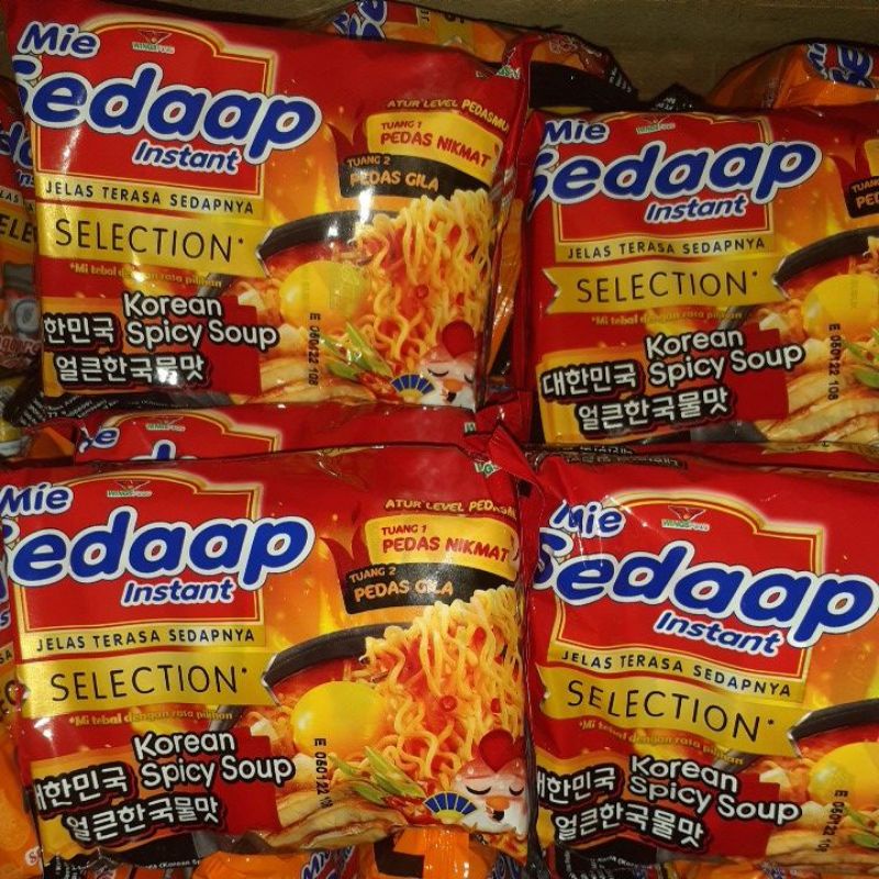 

Mie Sedap kuah Krean spicy soup/1pcs