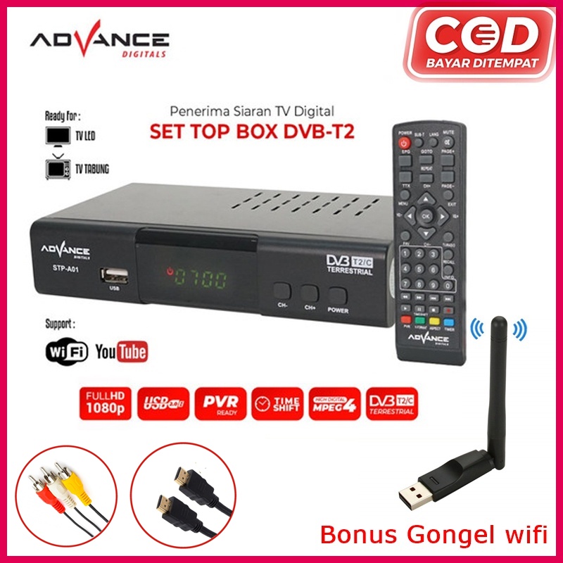 Advance STP-A01 Set Top Box Digital