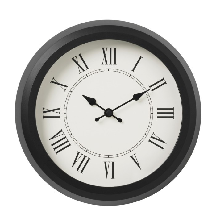 Jam Dinding D25cm Wallclock Iknuff Tanpa Bunyi Detik Shopee Indonesia