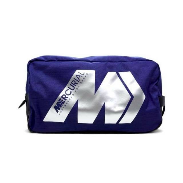 Tas Sepatu Nike Academy Shoebag - Blue Void/Black/Mtlc Silver