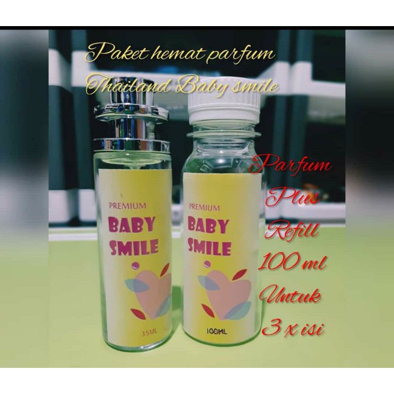 PARFUM THAILAND PAKET HEMAT(P.THAILAND 35ML BONUS REFILL 100ML)