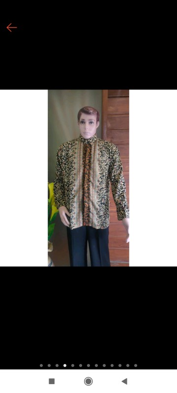 Wm>couple Batik Cacing Gold / Couple Kamboja Gold / Couple Keluarga/ Rok Plisket