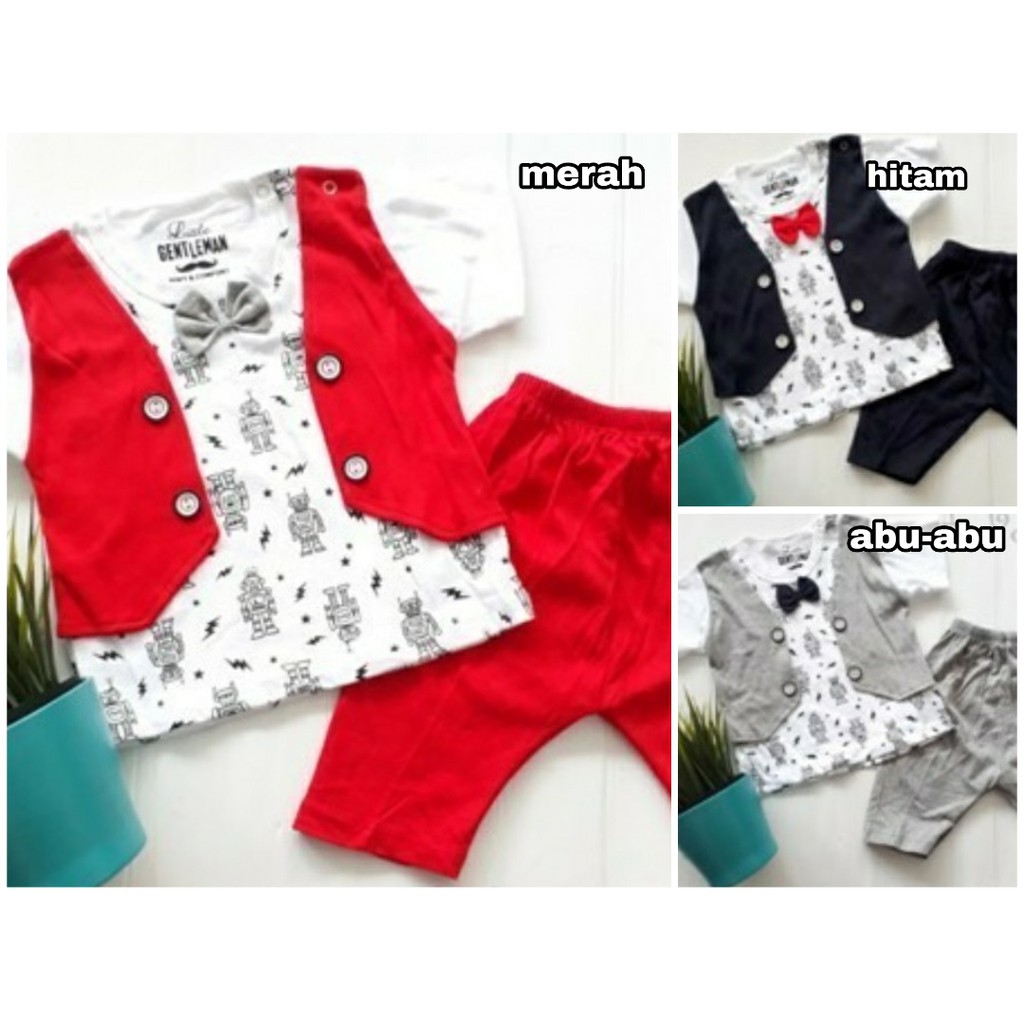 Jual SETELAN ROMPI ROBOT / BAJU BAYI ROMPI ROBOT Indonesia|Shopee Indonesia