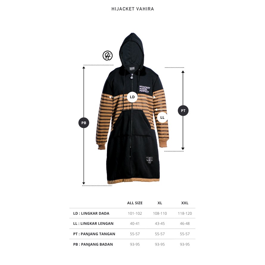 NEW hijacket VAHIRA jaket wanita hoodie all varian warna L & XL || jaket hijaket muslimah-6