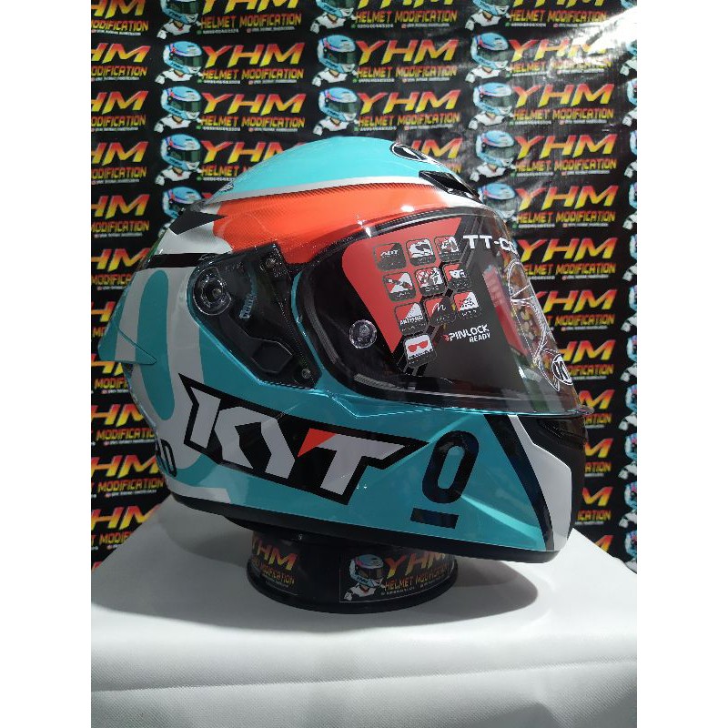 Helm KYT TT Course Replika moto3 Jaume + Dalla + Arbolino