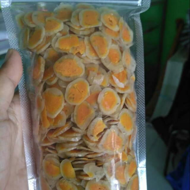 

READY Kerupuk TELAS (Telur Asin) Mentah 250gr