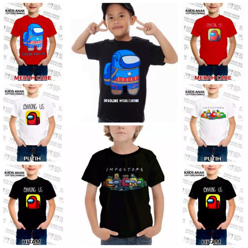 kaos anak anak terbaru/kaos kekinian anak anak