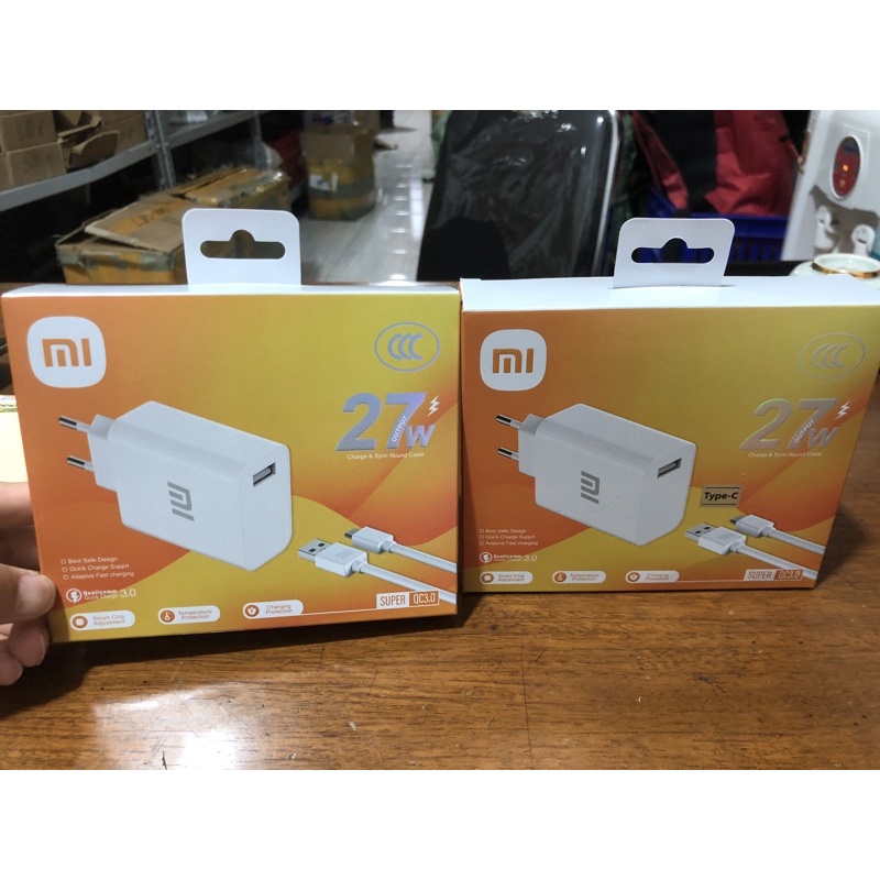 Original Charger Xiaomi 27W Fast Charging Quallcomm 3.0 QC.3