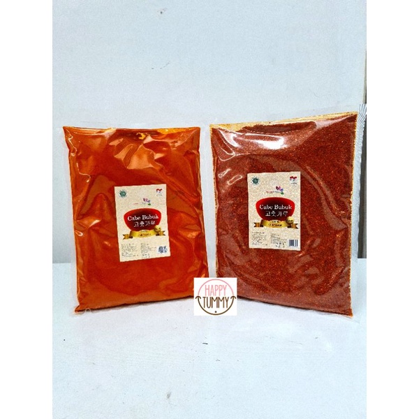 

Gochugaru cabe bubuk 1kg original kasar halus JSF pedas korea chilli flakes