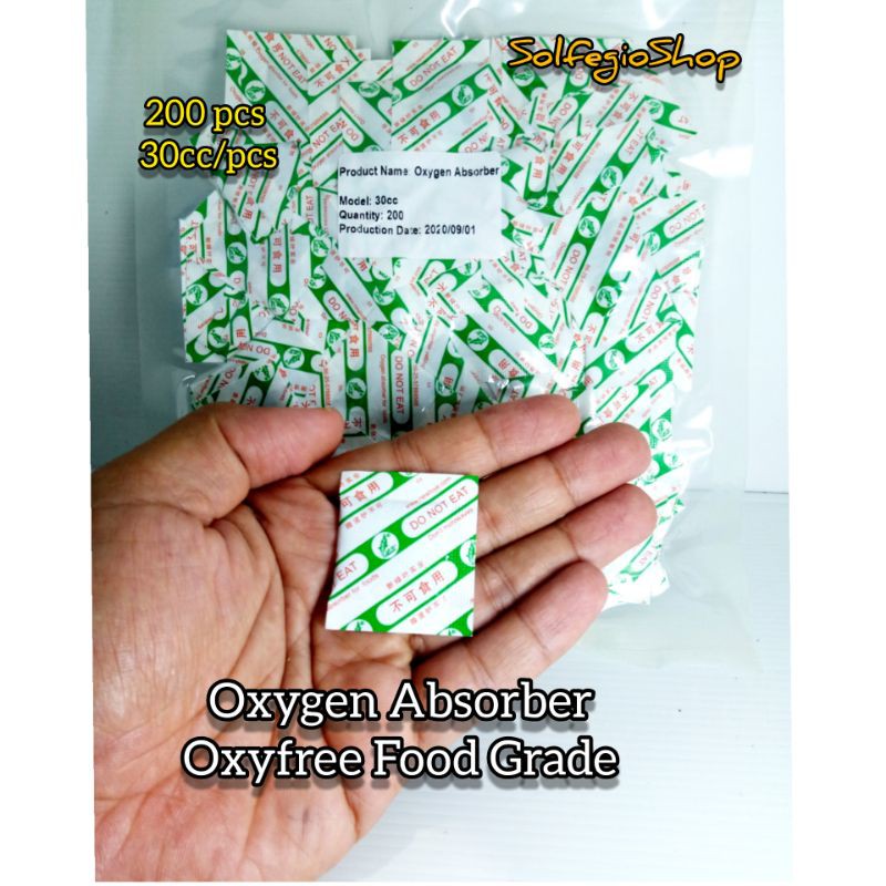 

Oxygen Absorber Silica Gel Food Grade Oxyfree untuk mencegah oksidasi pada produk makanan dan kue